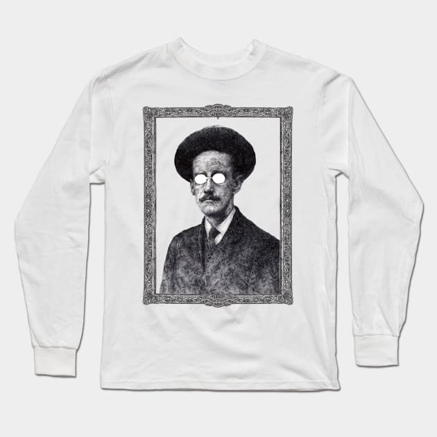 James Joyce Long Sleeve T-Shirt by JohnRoon